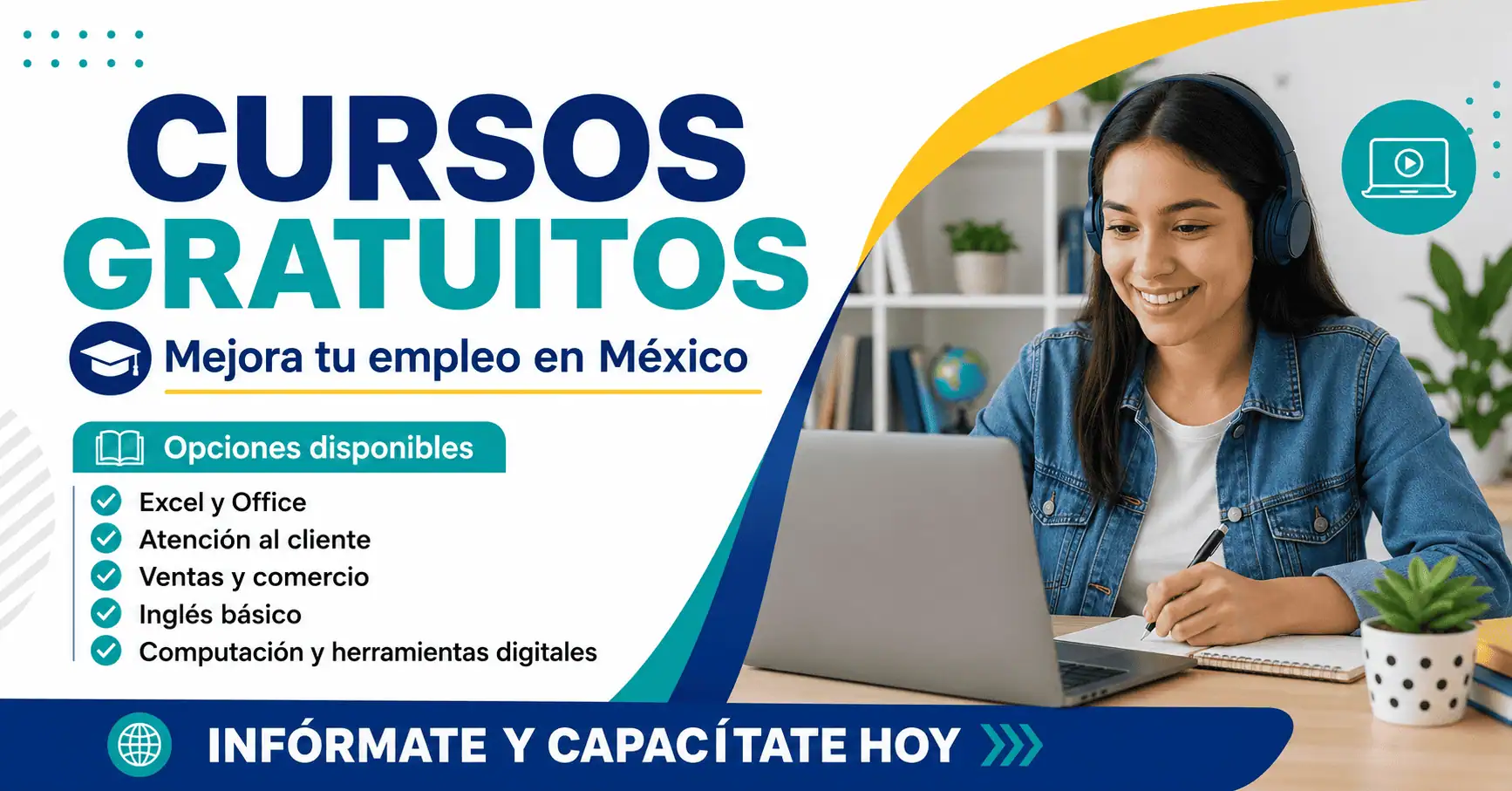 Cursos gratuitos en México para mejorar tu empleo