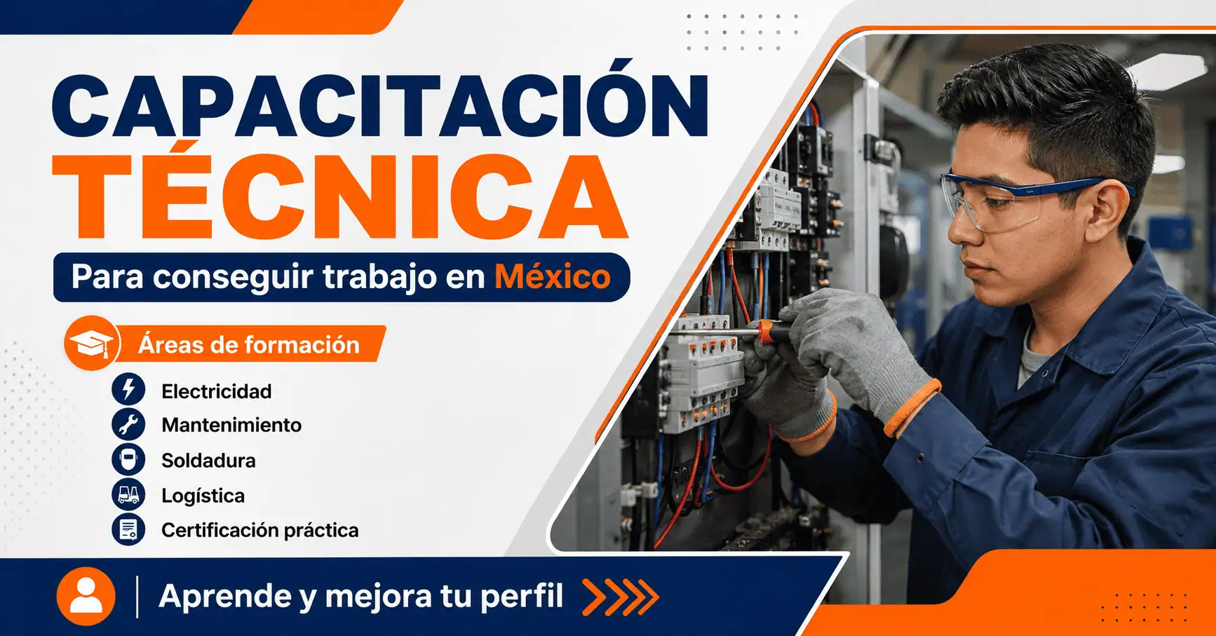 Capacitación técnica en México para conseguir trabajo